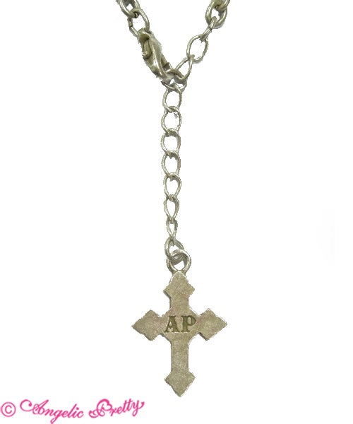 Brilliant Cross Necklace (2019) by Angelic Pretty