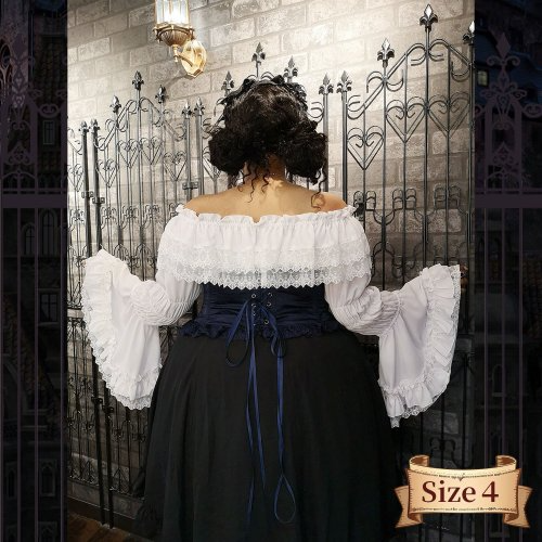 Frill Short Corset (Plus Size) by Atelier Pierrot
