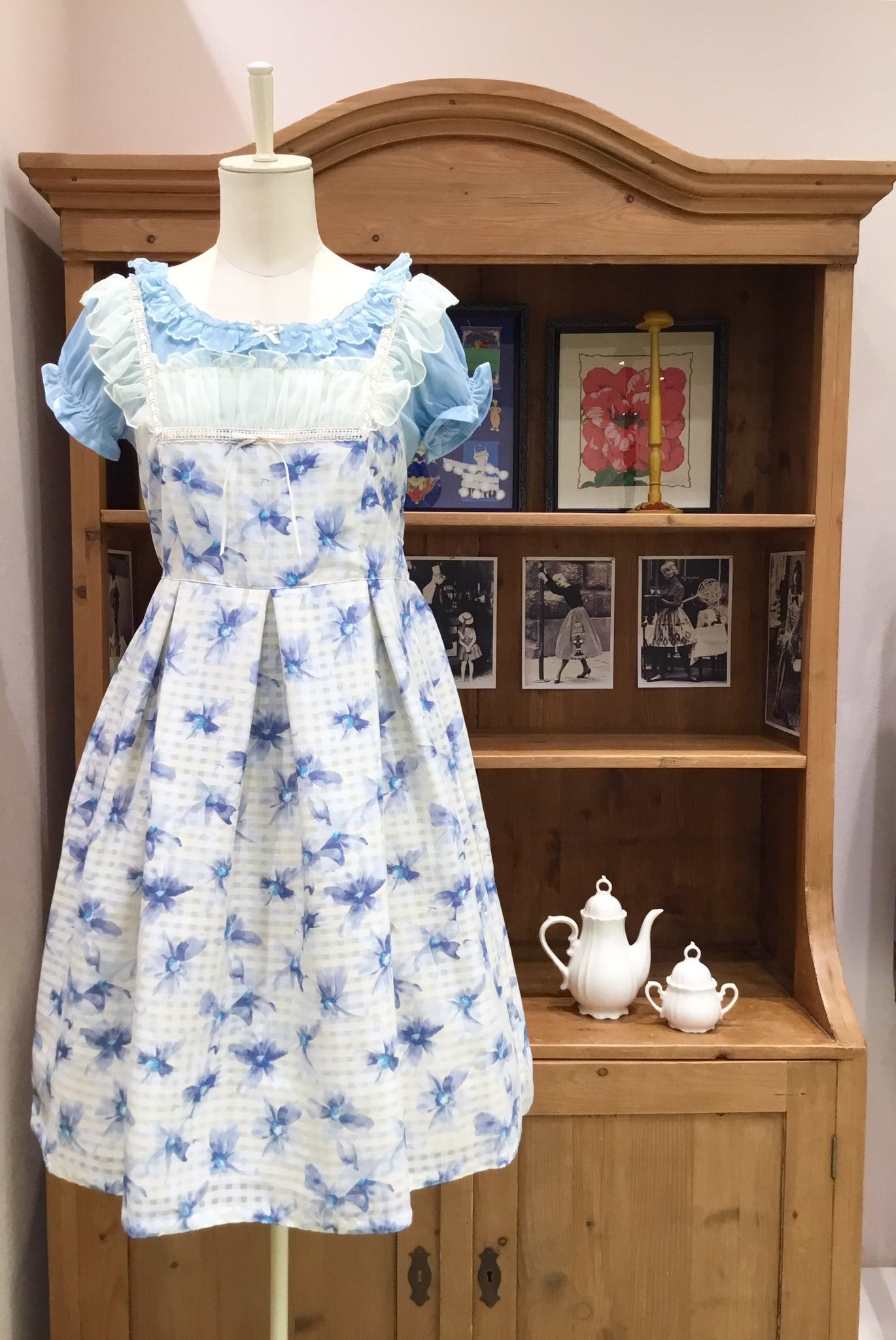 Emily Temple Cute デイジー柄ワンピ See Through Daisy JSK by Emily Temple Cute