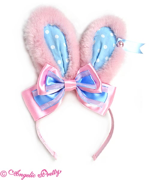 Lyrical Bunny Head Bow (2019) by Angelic Pretty