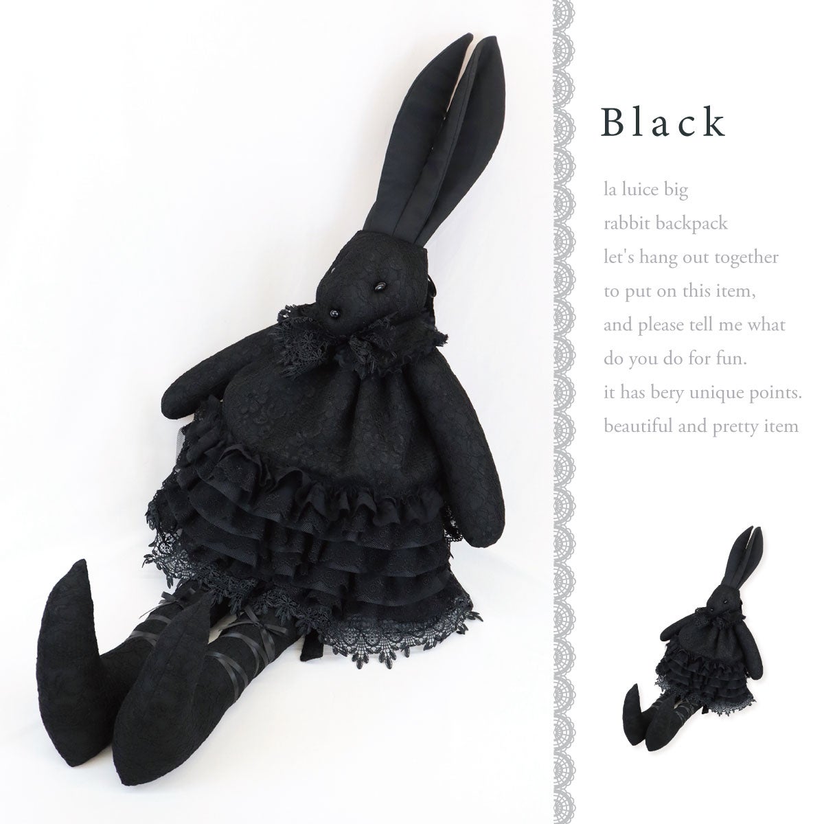La Luice ~ Big Rabbit Rucksack by Indie Brand