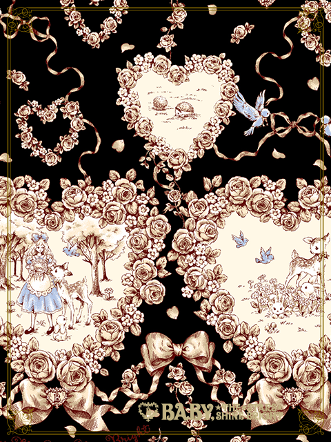 Alice and Bambi ~with the Blue Bird of Happiness~ Skirt by Baby