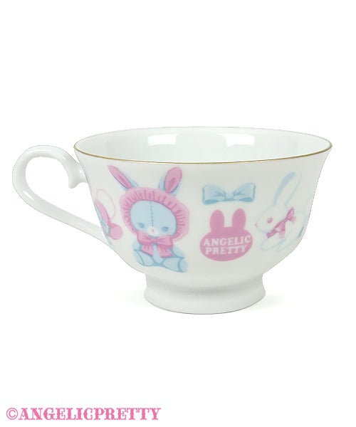 Moco moco Bunnys Cup & Saucer by Angelic Pretty
