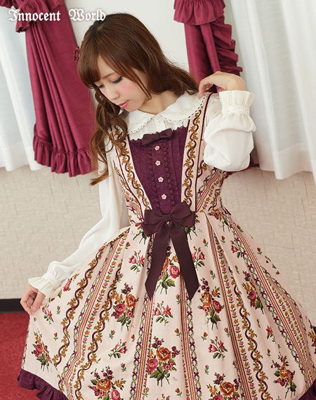 Antique Bouquet High Waist JSK by Innocent World