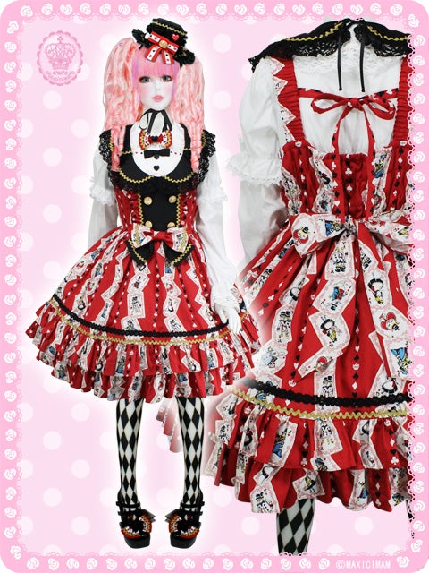 Trainee Magical Girl Alice's Playing Card JSK by MAXICIMAM Trainee Magical Girl Alice's Playing Card JSK by MAXICIMAM
