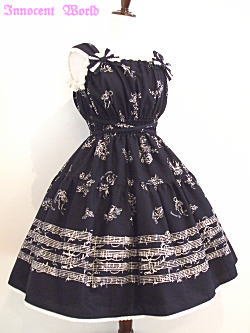 Musical Score Torchon Lace JSK by Innocent World