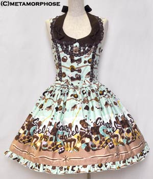チョコ様オーダー CL / Teddy Chocolatier JSK with Collar by Metamorphose Temps de Fille