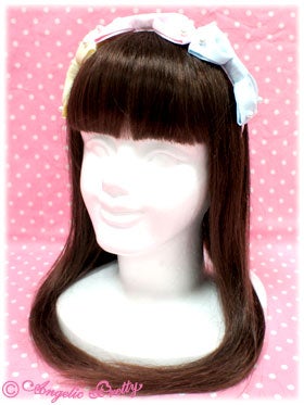 Triple Color Ribbon Headband by Angelic Pretty