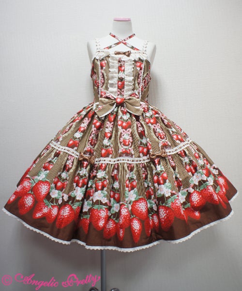 【新品未使用タグ付き】Berry Garden Tiered Dress Berry Garden Tiered JSK by Angelic Pretty