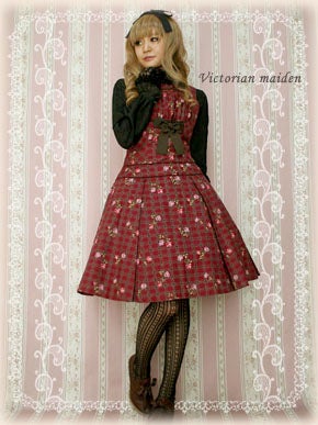 Rose Check JSK by Victorian Maiden