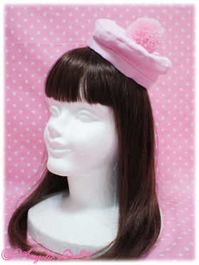 Lovely Pom Pom Mini Beret by Angelic Pretty