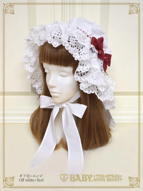 BABY♡マーガレットPetit Menuetマザーボンネット 生成 Margaret Petit Menuet Mother Bonnet by Baby, the Stars Shine Bright