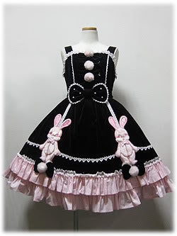 【タグ付き新品未使用】Angelic Pretty初版なかよしバニーオーバーニー Nakayoshi Bunny JSK by Angelic Pretty