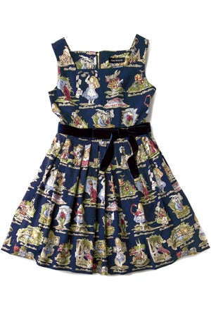 ワンピース　ジェーンマープル　アリス Alice Print Square JSK by Jane Marple