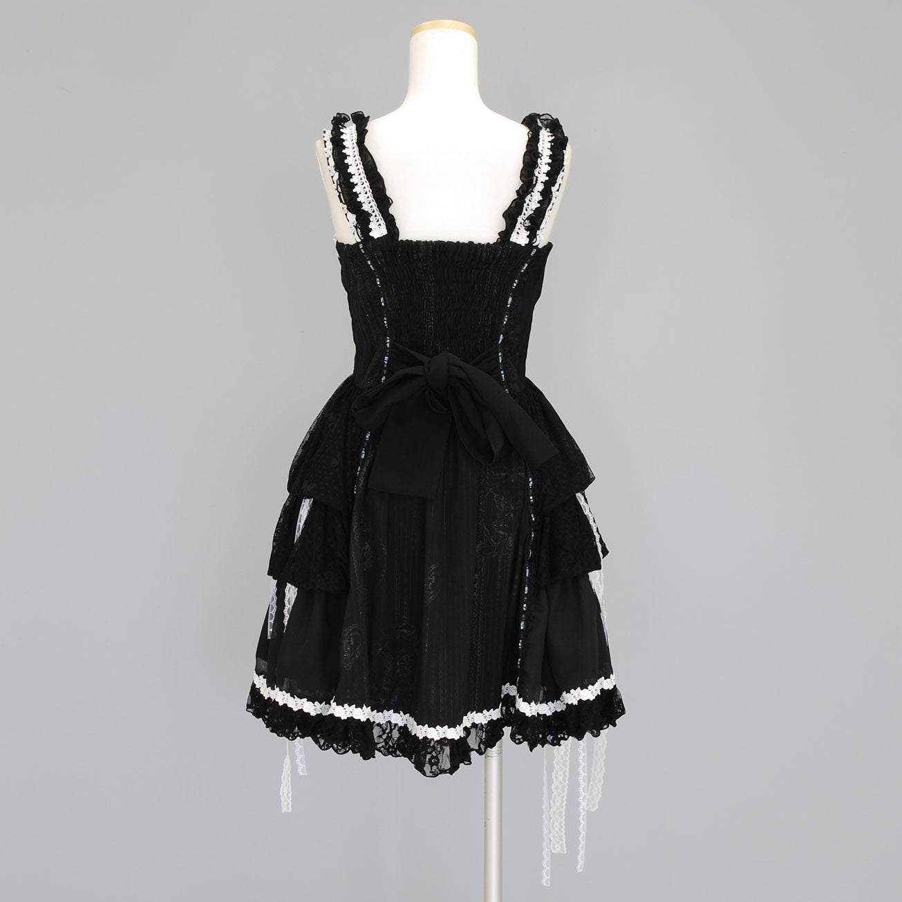 FRILL Side Lace Embroidered JSK by h.NAOTO
