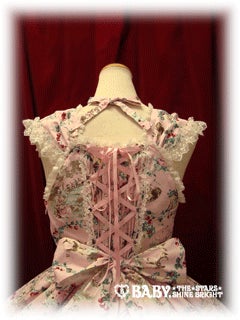 Blooming Snow White Print Ribbon JSK by Baby, the Stars Shine Bright