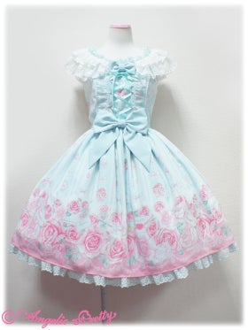 Romantic Rose Letter JSK by Angelic Pretty