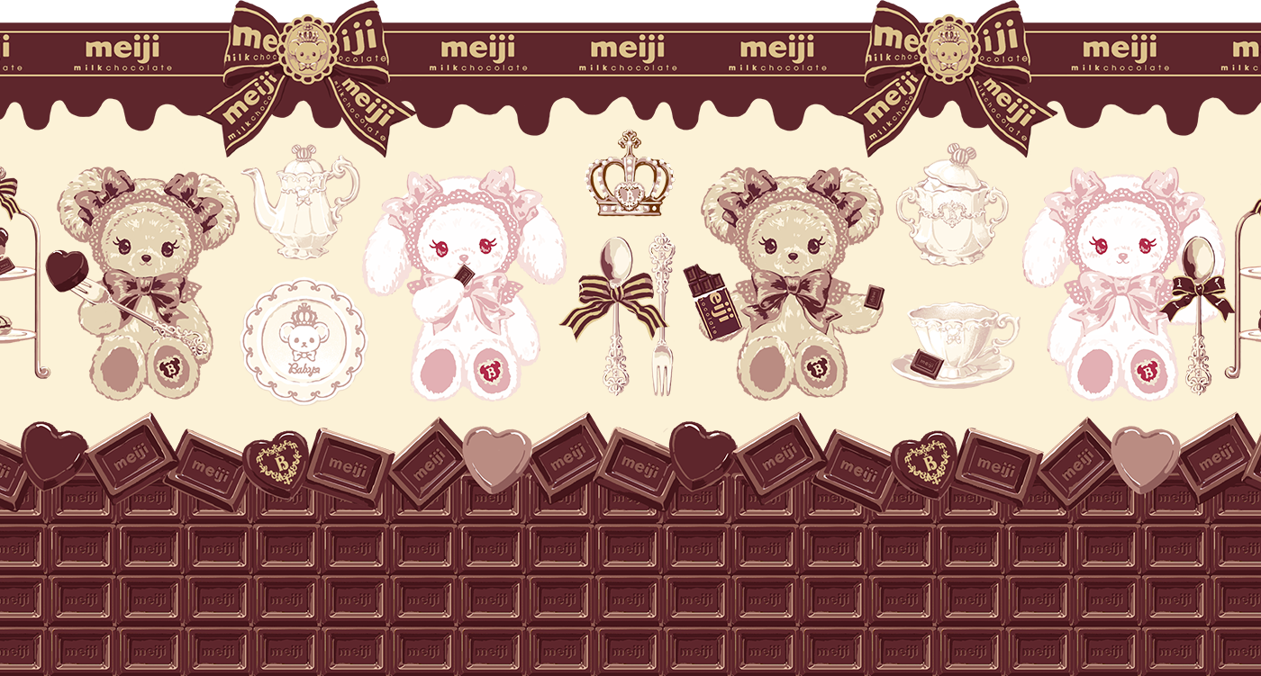 Meiji Milk Chocolate ♡ Kumya Scallop JSK by Baby, the Stars Shine