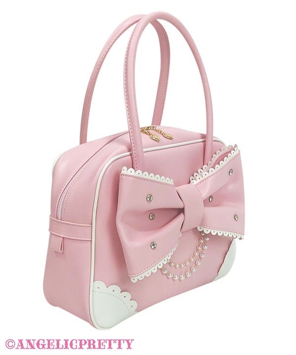 Jewelry Ribbon Boston Bag (2025) by Angelic Pretty