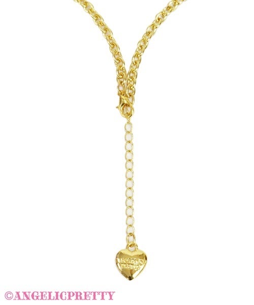 Special POP Heartロリポップネックレス POP Heart Lollipop Necklace by Angelic Pretty