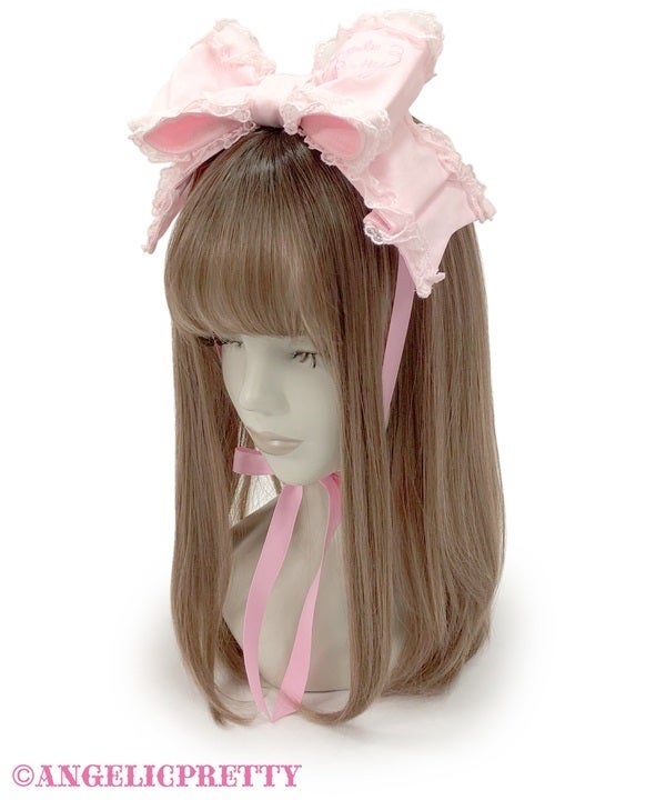 Doll Heroine Ribbon Head Bow (2024) by Angelic Pretty