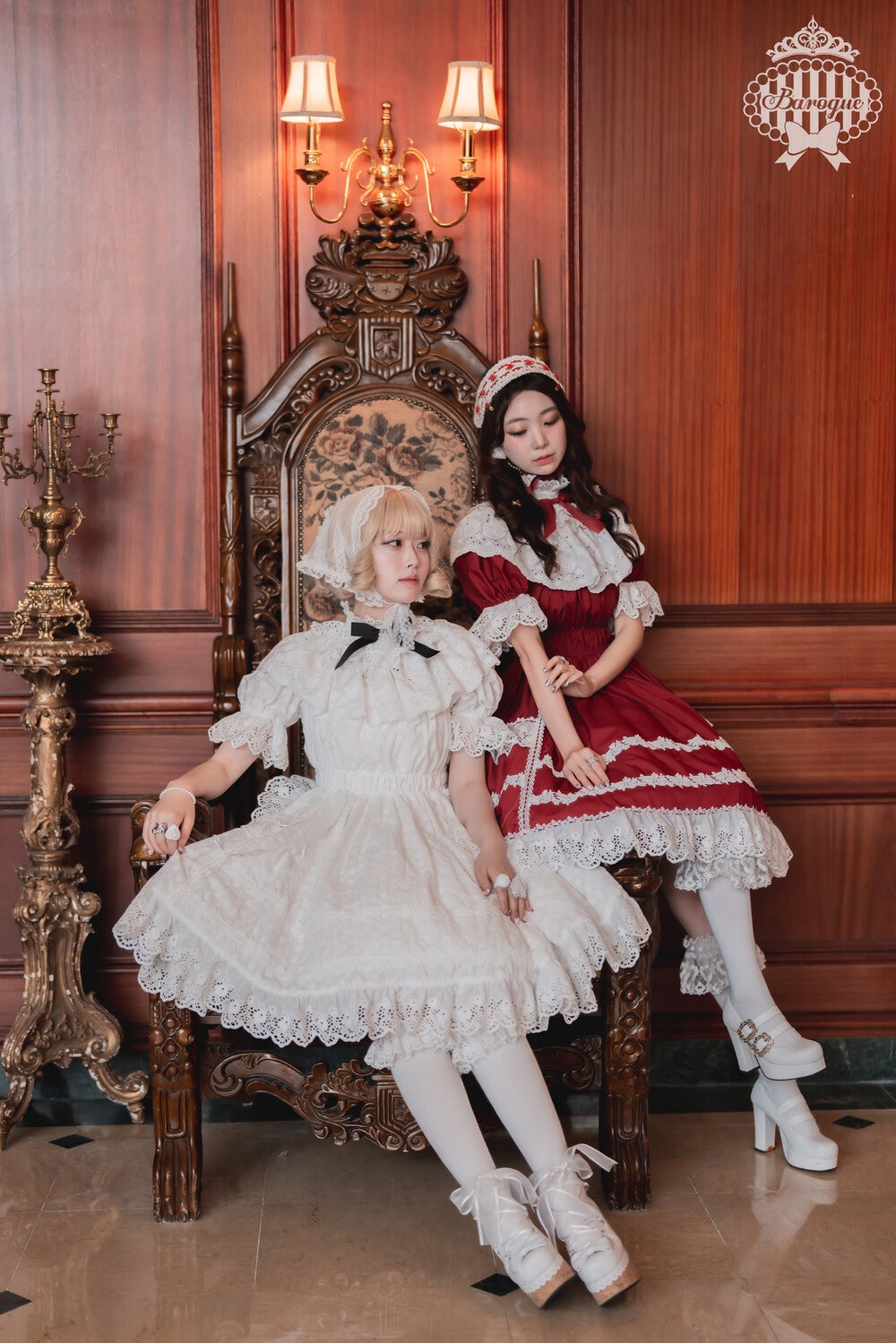Baroque ~ Rose Bouquet Full Shirring OP by Indie Brand