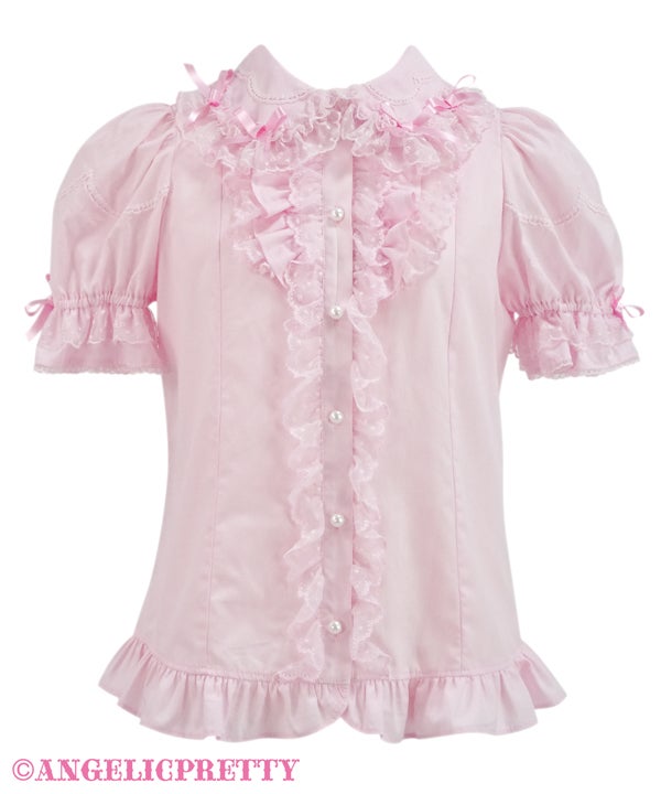 Scalloped Whipped Lace Blouse by Angelic Pretty