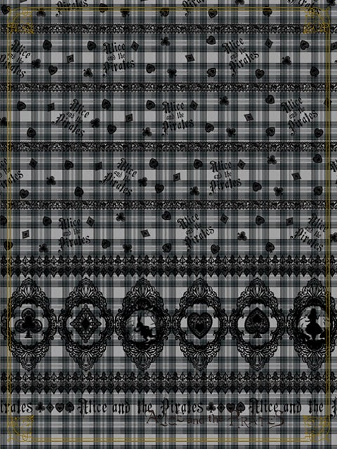 Alice's Cards Lace Tartan Check Pleated Skirt by Alice and the Pirates