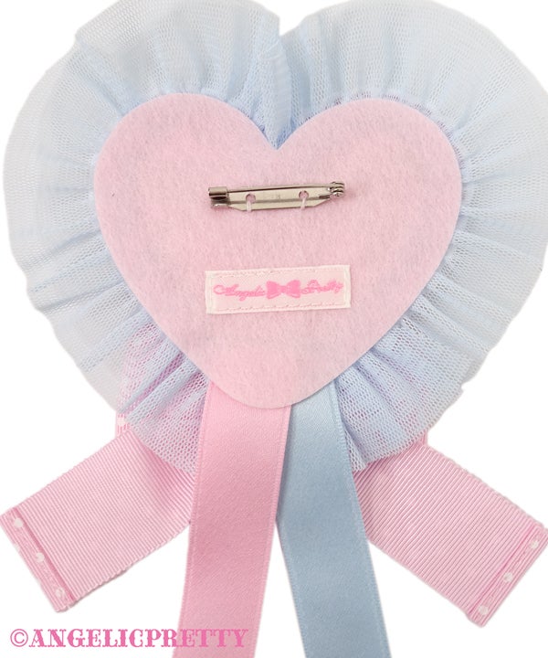 Melody Toys Heart Emblem Brooch (2022) by Angelic Pretty