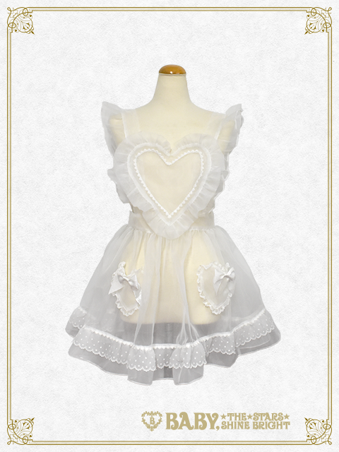 Organdy Heart Apron by Baby, the Stars Shine Bright