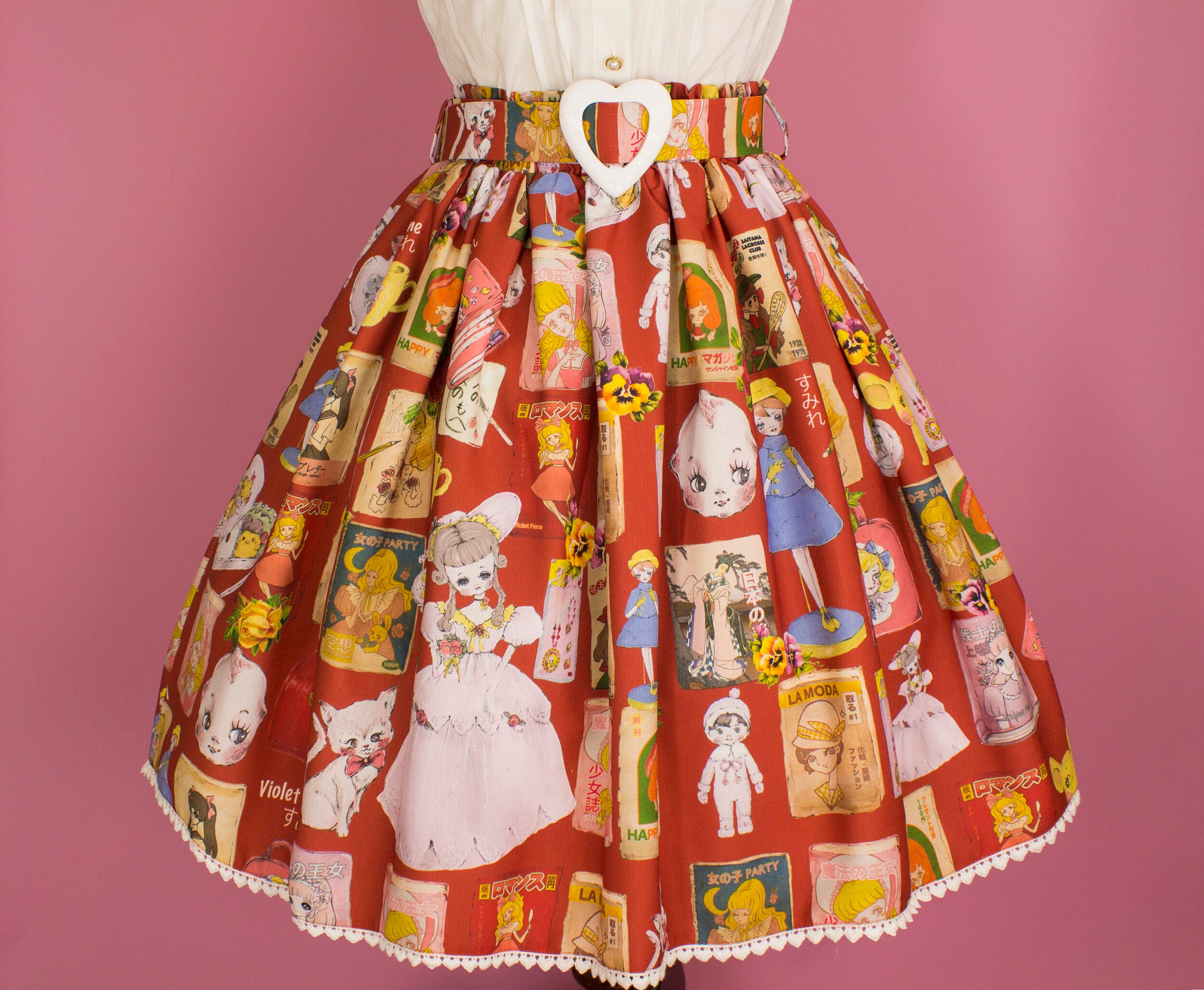 Violet Fane ~ Otome Nostalgia Skirt by Indie Brand