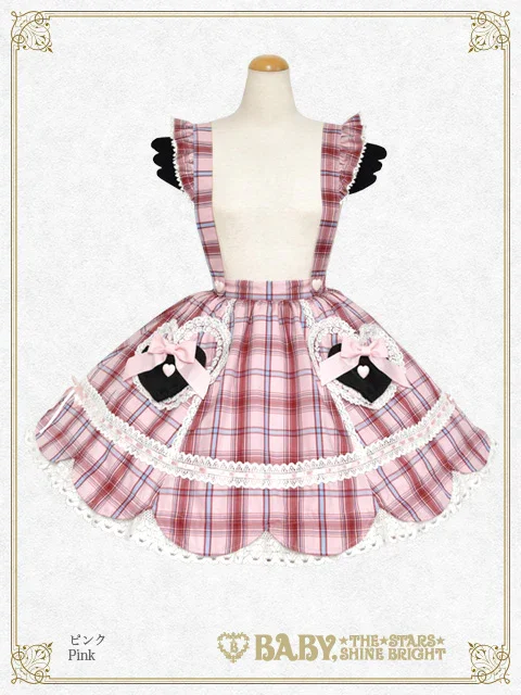 Sweet Wing Tartan Check Skirt by Baby, the Stars Shine Bright