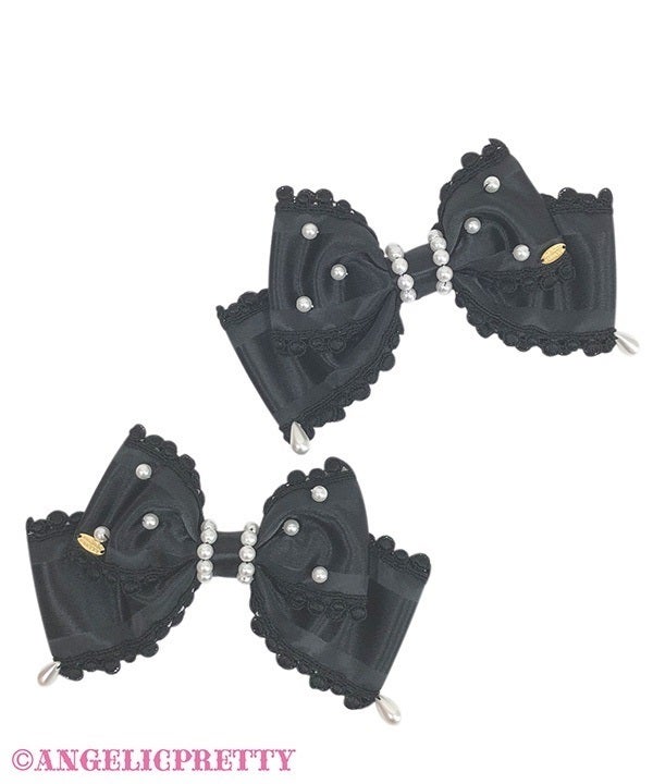 Romantic Ribbon Clip Set by Angelic Pretty