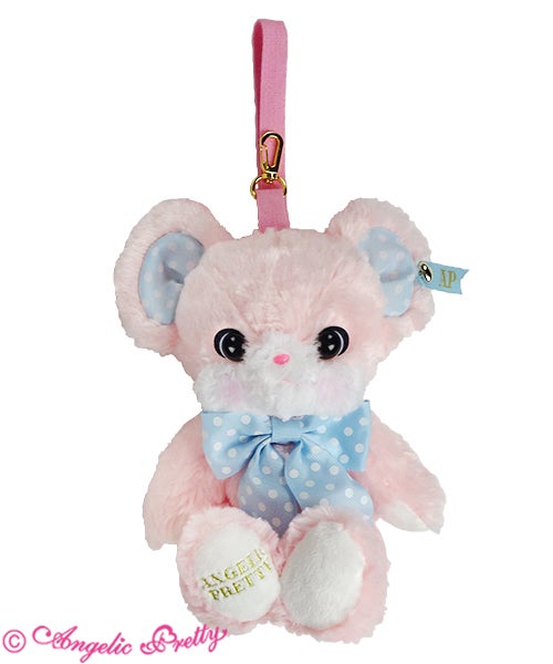 MTO] Lovely Shy Bear Plush Pouch by Angelic Pretty