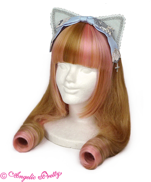 Dream Cat Go Round Head Bow by Angelic Pretty