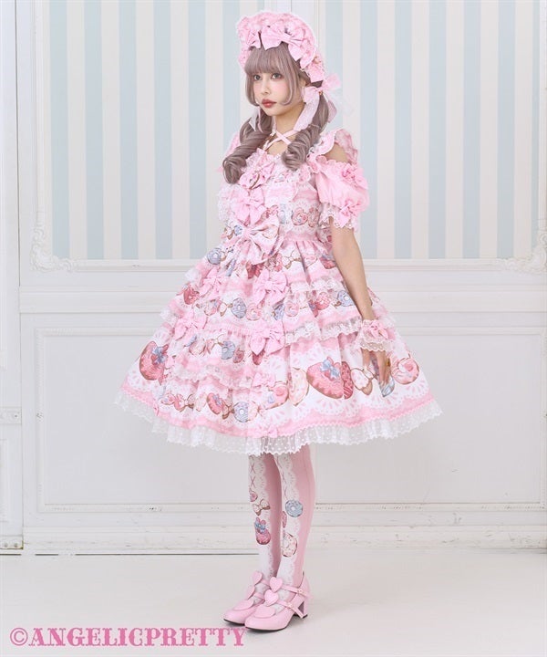 Dreamy Fancy Doughnut Tiered JSK Set by Angelic Pretty