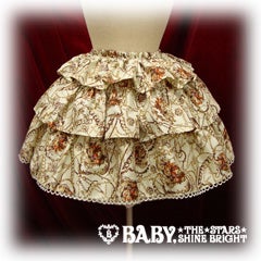 ALICE and the PIRATES チェーンブーケ柄フリルスカート Chain Bouquet Print Frill Skirt by Alice and the Pirates
