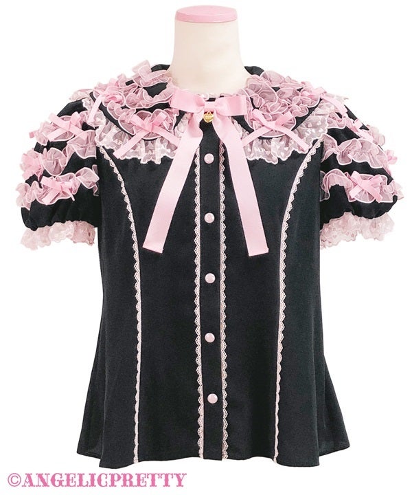 Airy Frill Short Sleeve Blouse by Angelic Pretty