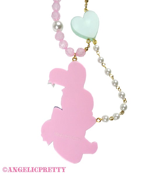 Happy Lyrical Bunny Necklace by Angelic Pretty