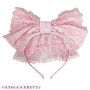 Lacy Princess Head Bow by Angelic Pretty