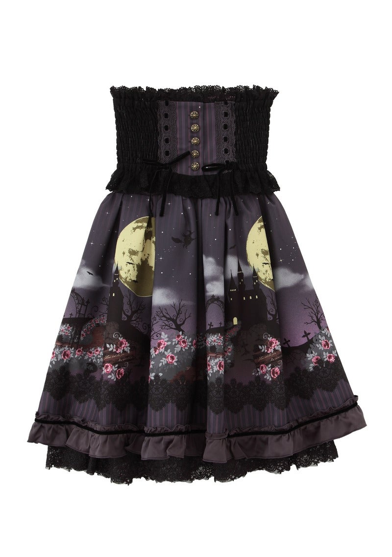 Kawaii - Trick Night Skirt by Axes Femme
