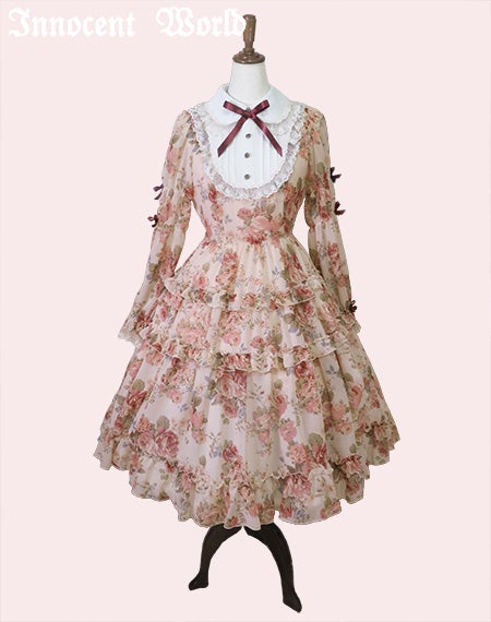 しずくInnocent World ローズシフォンセット【ダメージ有】 Rose