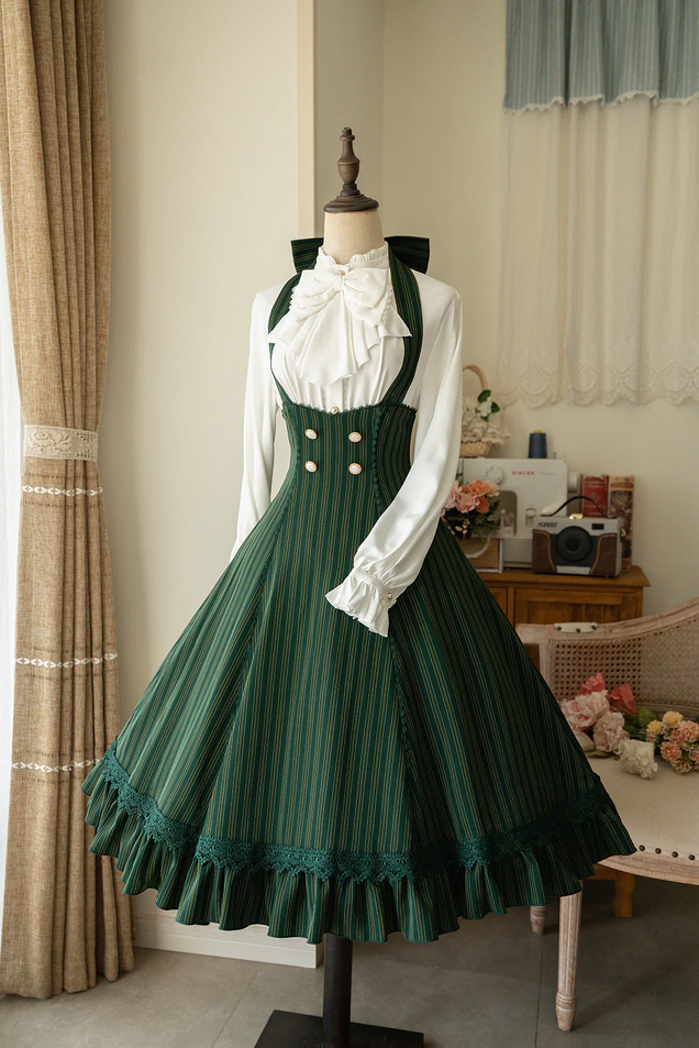 Forest Wardrobe ストライプベスト オリーブグリーン AyovXtng5QdESTeTx2QYU26neIklQE
