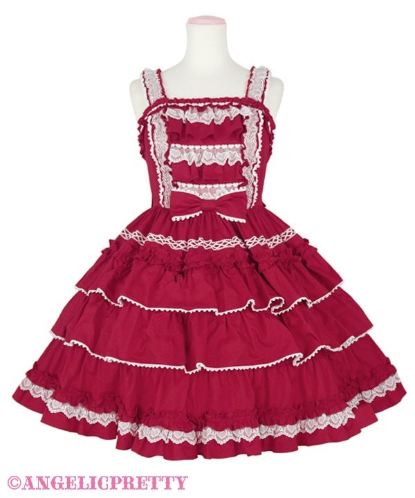 Pretty Frill JSK (solid) (2024 2nd release) by Angelic Pretty