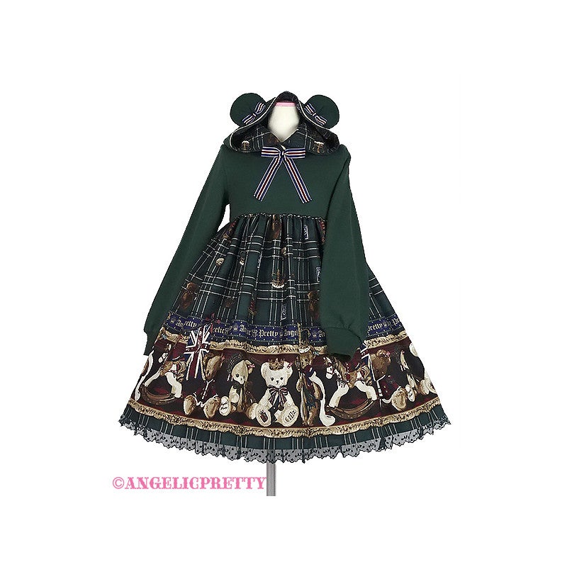 British Bear Cutsew OP (Paris Special Item) by Angelic Pretty