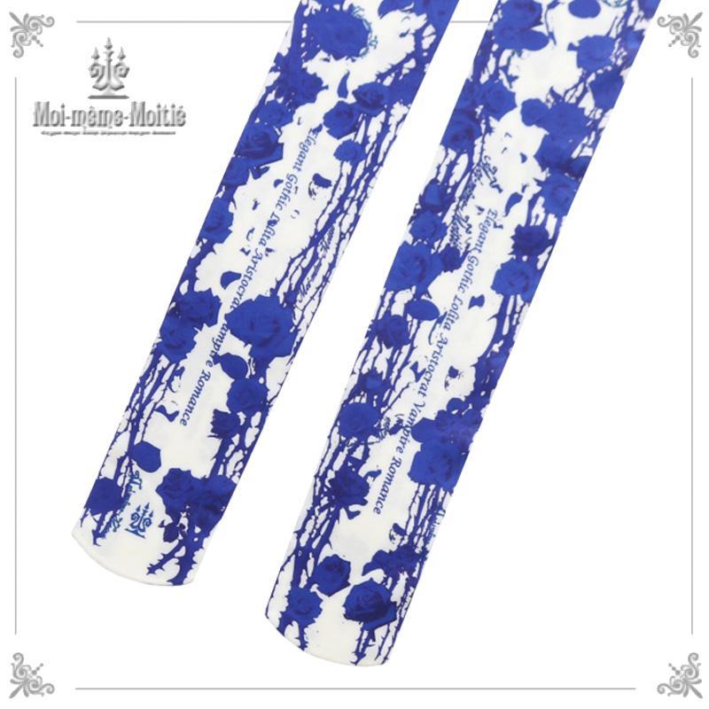 Moi-meme-Moitie 青薔薇タイツ Blue Rose Tights (2024) by Moi-même-Moitié