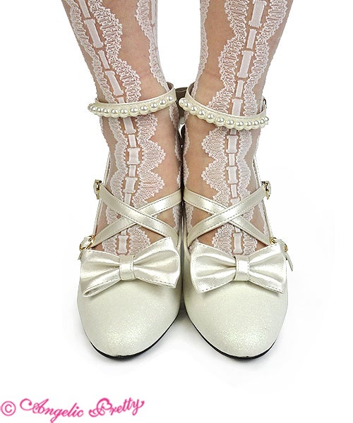 Party Glitter Shoes by Angelic Pretty