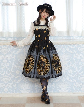 Starry Astronomical Clock Chemical Lace JSK by Innocent World