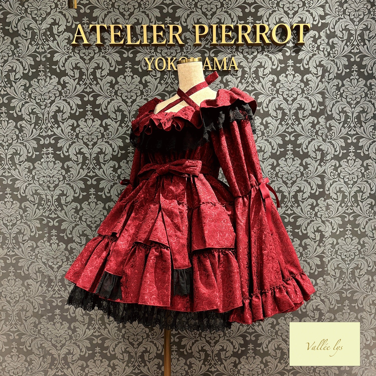 Coquelicot Dress ミディ丈 ジャガATELIER PIERROT Coquelicot OP (Mini Length Jacquard) (2025) by Atelier Pierrot