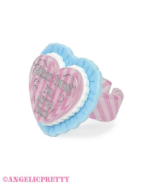 MELODY TOYS Heart Ring (2020) by Angelic Pretty